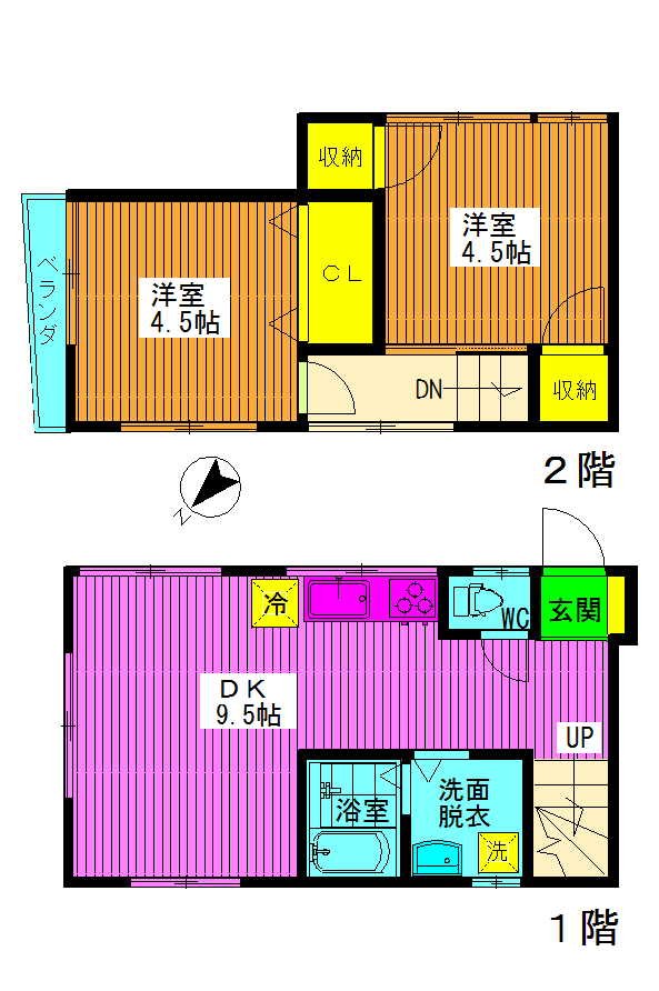 上4増田貸家_NEW間取り図